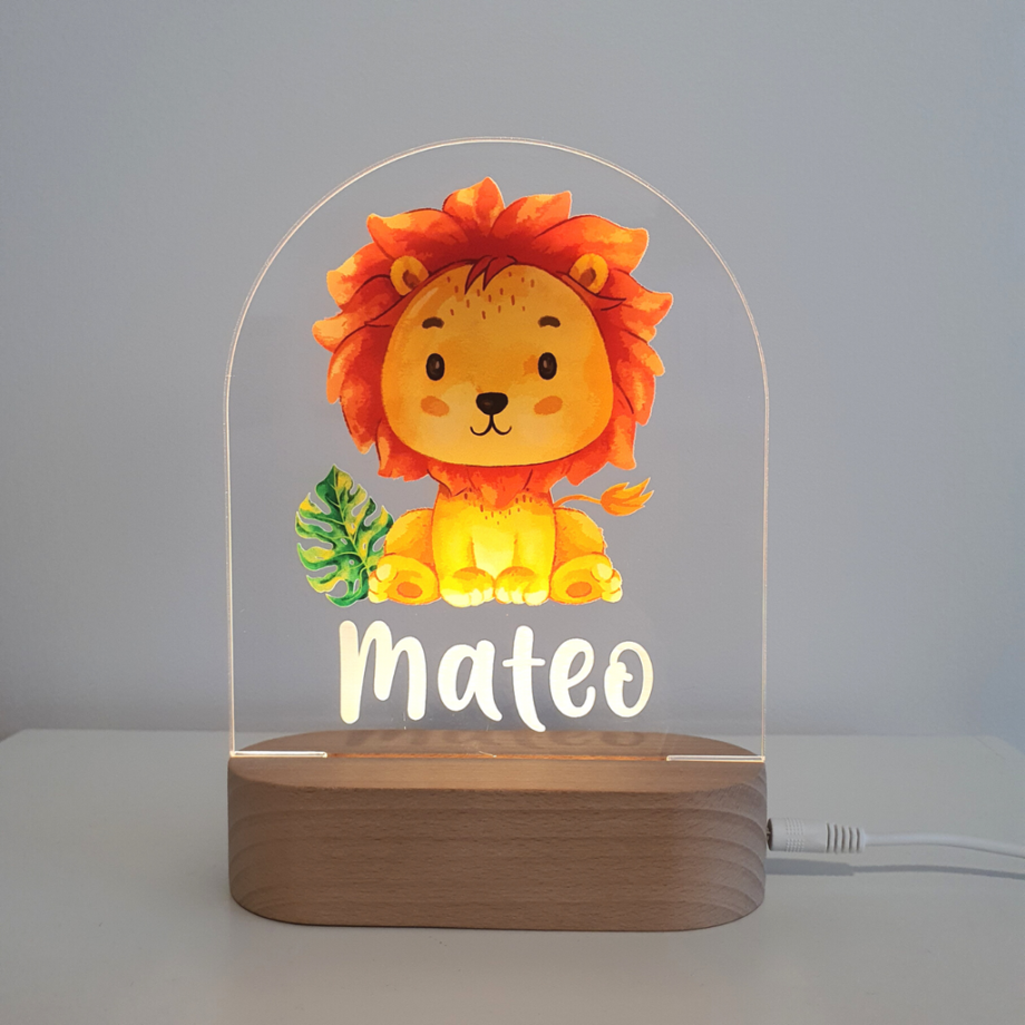 Custom Night Light - Perfect Baby Christmas & Child Birthday Present - Colorful, Dimmable Newborn Night Lamp for Stylish Bedroom Decoration