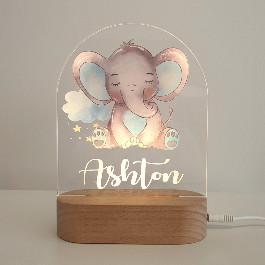 Custom Night Light - Perfect Baby Christmas & Child Birthday Present - Colorful, Dimmable Newborn Night Lamp for Stylish Bedroom Decoration